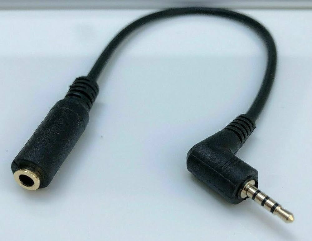 Sound Wave 変換ケーブル ステレオイヤホン/ヘットホン変換ケーブル Amazon | Sound Wave 3.5mm 2.5mm 4極 L字変換ケーブル ステレオ
